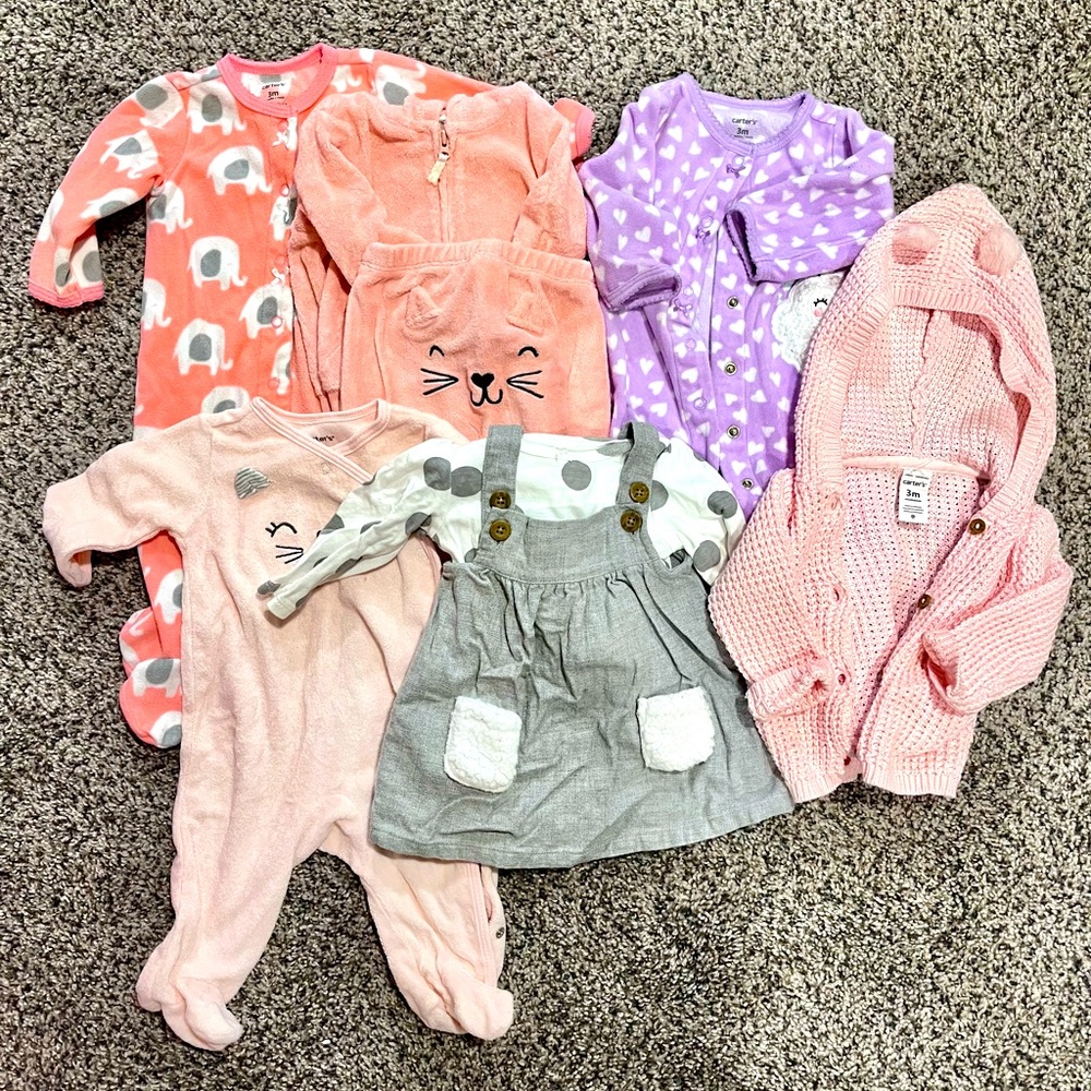 Baby Girl Carters Clothes